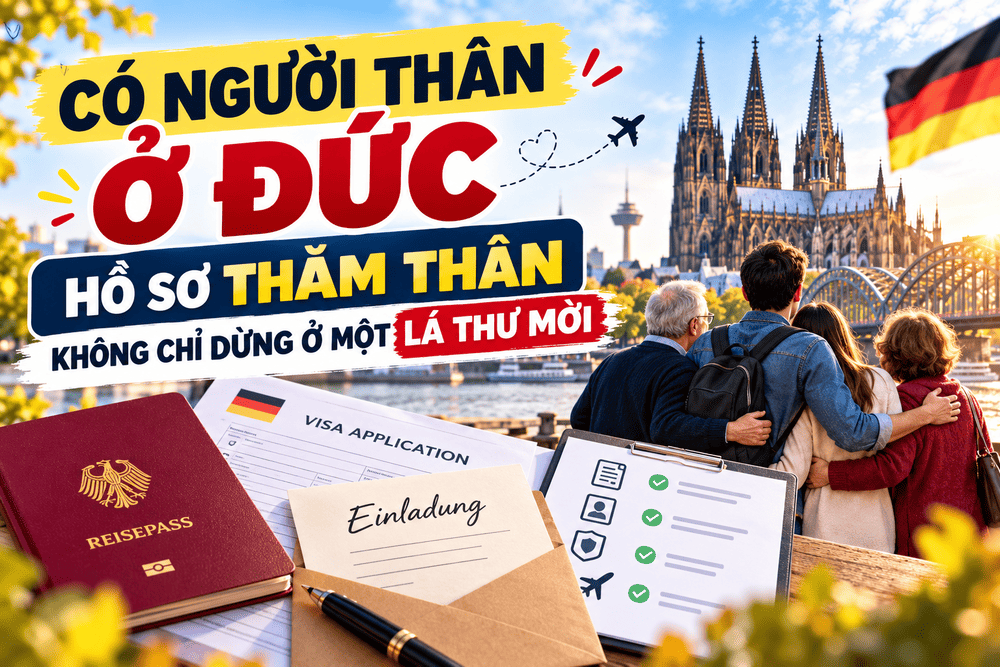 CÓ NGƯỜI THÂN Ở ĐỨC – HỒ SƠ THĂM THÂN KHÔNG CHỈ DỪNG Ở MỘT LÁ THƯ MỜI